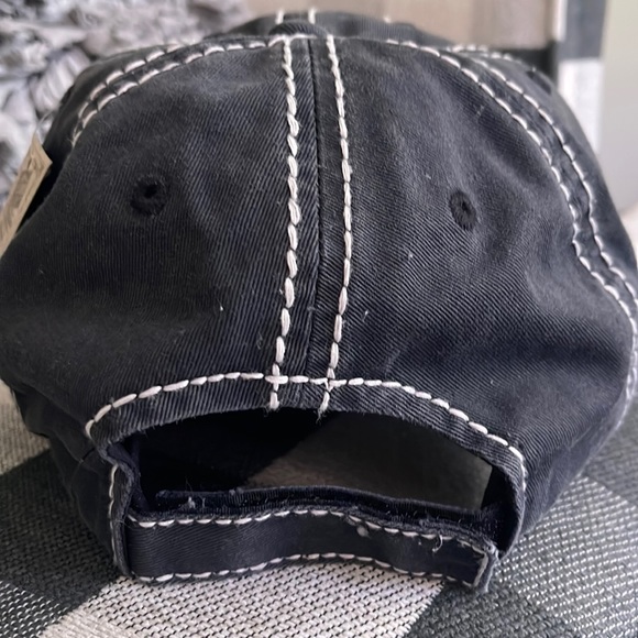 SUNSHINE and WHISKEY Distressed Ball cap - Picture 4 of 4